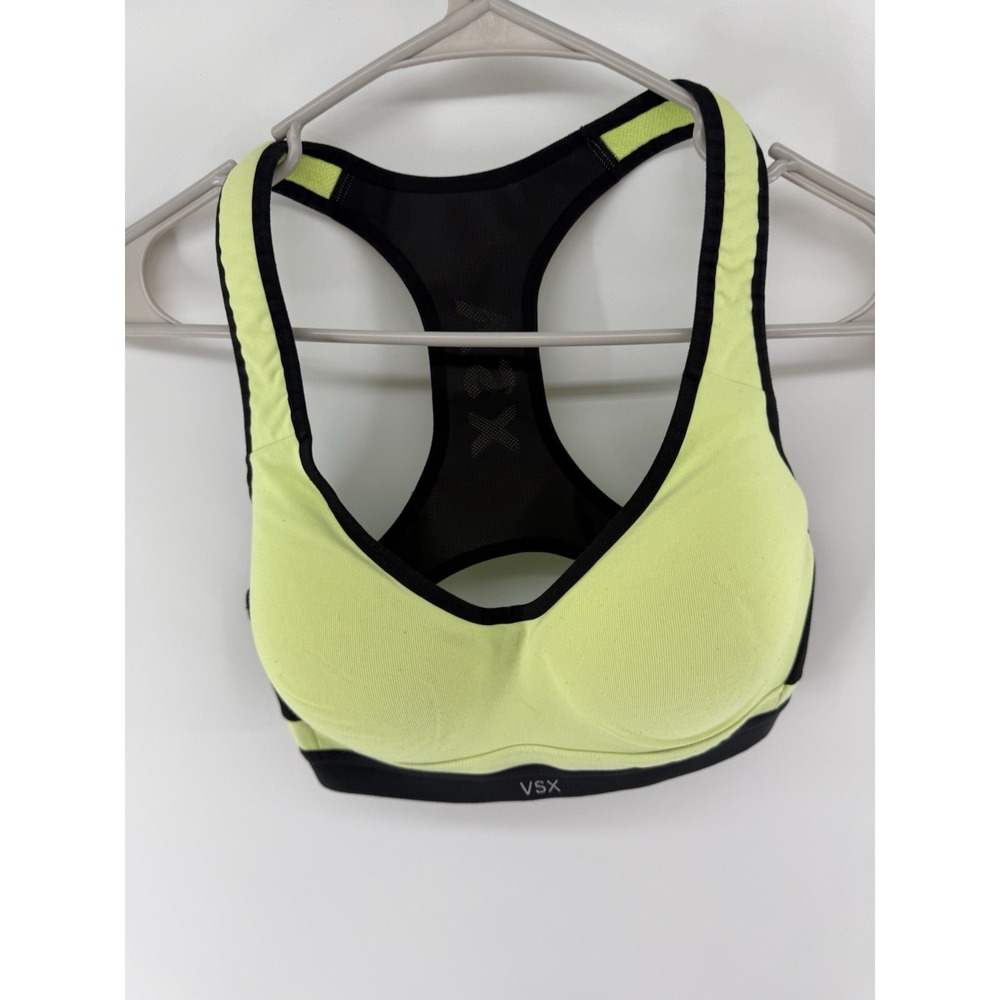 Victoria's Secret VSX Sport High Impact Sports Bra - Neon Yellow - Women's 34D